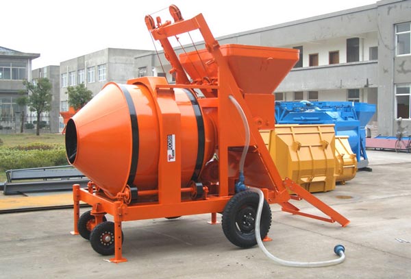 large concrete mixer