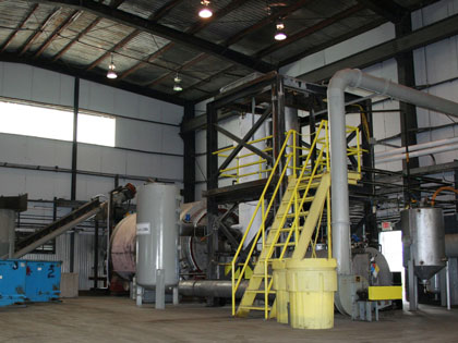 Tyres Pyrolysis Recycling Plant
