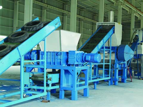 rubber recycling machine sales