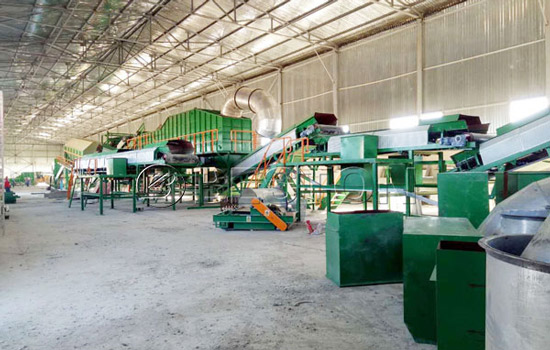 Beston solid waste treatment plant installation in Uzbekistan