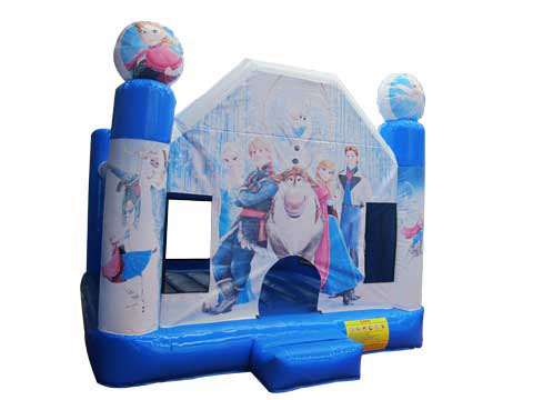 Frozen bounce house with slide for sale