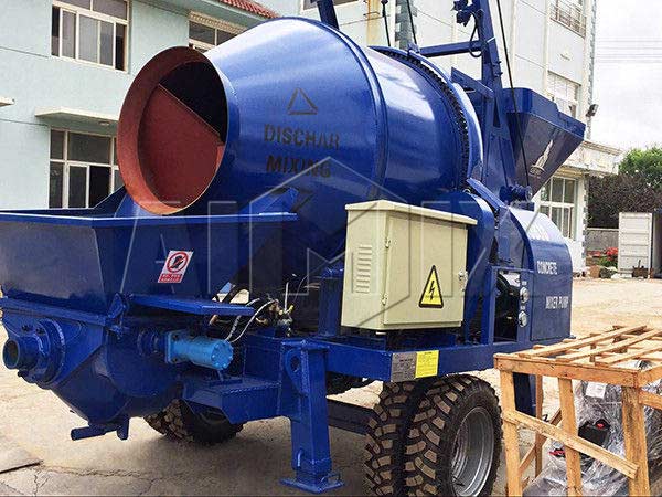 concrete mixer pump