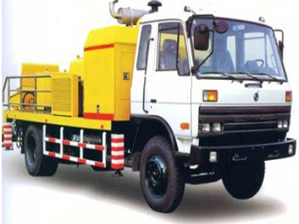 truck mounted concrete pump