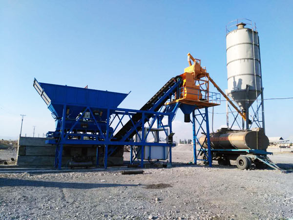 small concrete batching plant