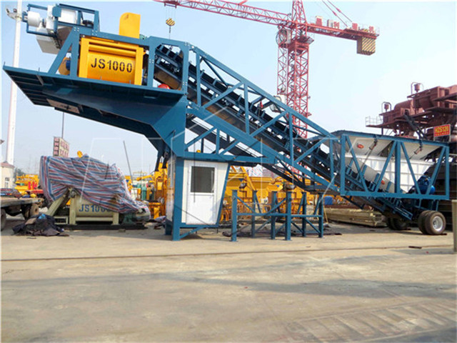 Mobile Concrete Mixing Plant