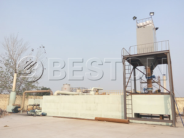 waste plastic recycling plant