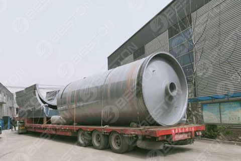 BLJ-16 Tyre Pyrolysis Plant Shipped to Saudi Arabia